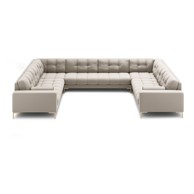 COSMOPOLITAN DESIGN Bež kutna garnitura (u obliku slova "U") Bali, 327x256x75 cm